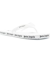 Palm Angels - Logo Flip Flops Sandals Shoes - Lyst