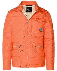 3 MONCLER GRENOBLE - 'lavachey' Orange Polyester Down Jacket - Lyst