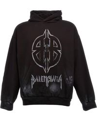 Balenciaga - Metal Bb Stencil Hoodie - Lyst