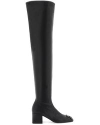 Courreges - Faux Leather High Boots - Lyst