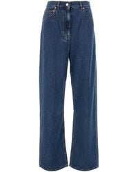 Valentino Garavani - Denim Wide-Leg Jeans - Lyst