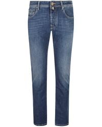 Jacob Cohen - Button Fitted Jeans - Lyst