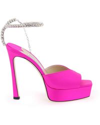 Jimmy Choo - Saeda 125 Platform Sandals - Lyst