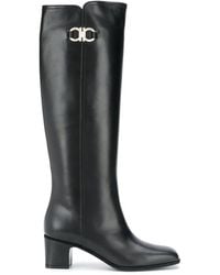 Ferragamo - Cordo Leather Boot - Lyst