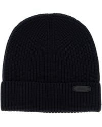 Brioni - Ribbed Wool Beanie - Lyst