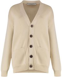 Golden Goose - Cotton V-Neck Cardigan Cardigans - Lyst