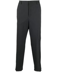 Valentino - Side-Stripe Wide-Leg Tailored Trousers - Lyst