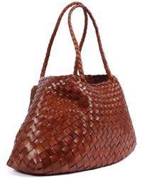 Dragon Diffusion - Santa Croce Big Calf Leather Shoulder Bag - Lyst