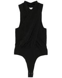 Jonathan Simkhai - Jumpsuit Crossover Halterneck Nylon Vests & Tank Tops - Lyst