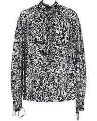 Dries Van Noten - Tailored Shirt With Structured Collar And Button-Down Front - Lyst