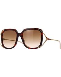 Gucci - Sunglasses Butterfly Full Rim, - Frame And Gradient Lens Gg0647S002 - Lyst