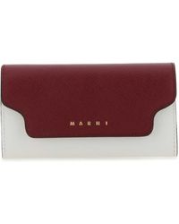 Marni - Two-Tone Leather Key Chain Case - Lyst