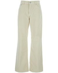 Haikure - Korea Pants With Logo Patch On The Rear And Wide Leg - Lyst