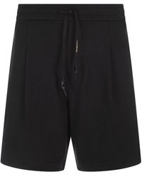 A PAPER KID - Shorts With Back Logo Label - Lyst