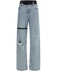 ALAINPAUL - High-Waisted Jeans With Elastic Cotton - Lyst