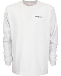 Patagonia - T-Shirt With Logo Long Sleeves - Lyst