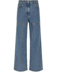 The Attico - Cut-Out Jeans - Lyst