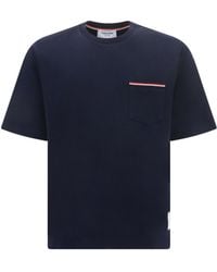 Thom Browne - T-Shirt Cotton T-Shirts - Lyst