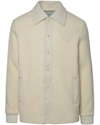 Casablancabrand - Ivory Wool Shirt - Lyst