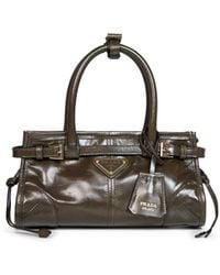 Prada - Forest Prada Bonnie Mini Handbag<Br - Lyst
