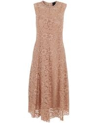 Le Plain - Long Dress With All-Over Lace Detail - Lyst
