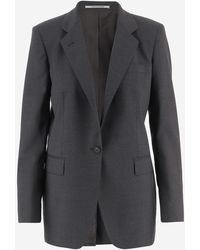 Tagliatore - Structured Stretch Wool Jacket - Lyst