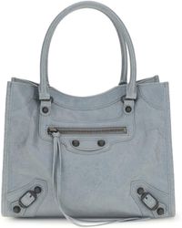 Balenciaga - Le City Tote Mini Handbag Lamb Ovis Aries Handbags - Lyst