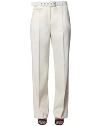 Givenchy - Chic Pants With Belt And Front Zip - Lyst