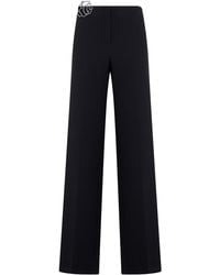 Blumarine - Straight Trousers Polyester - Lyst