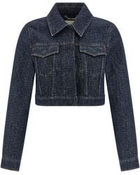 Fendi - Denim Cotton Jacket - Lyst