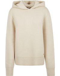 Tory Burch Cashmere Blend Hoodie - White