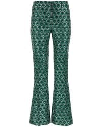 Weekend by Maxmara - Embroidered Polyester Blend Girino Pant - Lyst