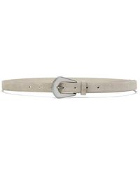 Brunello Cucinelli - Light Suede Belt Accessories & Slg - Lyst