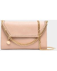Stella McCartney - Light Faux Leather Falabella Shoulder Bag - Lyst