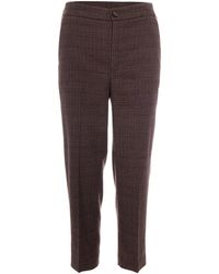 Liu Jo - Tailored Plaid Trousers - Lyst