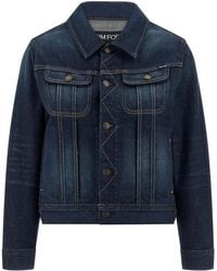 Tom Ford - Japanese Denim Jacket - Lyst