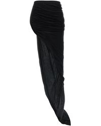 Rick Owens - Cotton Mini Skirt - Lyst