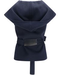 Alaïa - Cashmere Hooded Jacket (Capra Hircus) - Lyst