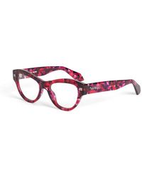 Off-White c/o Virgil Abloh - Eyeglasses Cat Eye Full Rim, Frame And Clear Demo Lens Oerj076Style761000 - Lyst