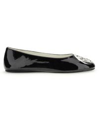 Tory Burch - Reva Ballerinas Calf Leather Bos Taurus - Lyst