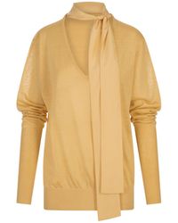 Fabiana Filippi - Mandarin Linen And Silk Sweater - Lyst