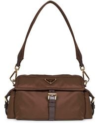 Prada - Burnt Prada Explore Medium Shoulder Bag<Br - Lyst