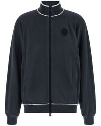 Brunello Cucinelli - Heraldic Patch Cotton Sweatshirt - Lyst