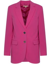 MICHAEL Michael Kors - Fuchsia Triacetate Blend Blazer Jacket - Lyst