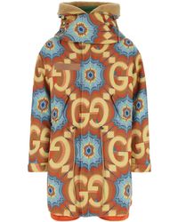 Gucci - Embroidered Polyester Blend Parka - Lyst