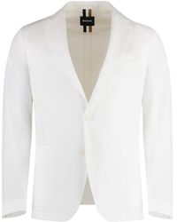 BOSS - Single-Breasted Two-Button Jacket - Lyst