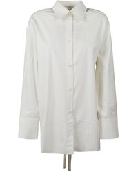 Rohe - Open Back Plain Shirt Dress - Lyst