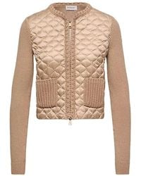 Moncler - Quilted Cardigan - Lyst
