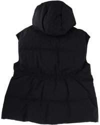 Laminar - Crinkle Metallic Vest Polyester Waistcoats & Gilets - Lyst