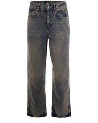 Represent - Cream R3 Baggy Jeans - Lyst